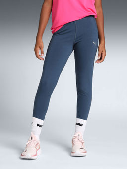 Puma - Girls Blue Sprint High Waist Tights