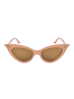 Voyage - Brown Cat-Eye Sunglass for Women (97073MG3649)