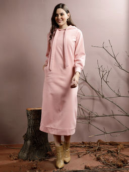 AAREIN - Pink Sheath Midi Dress