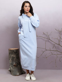 AAREIN - Blue Sheath Midi Dress