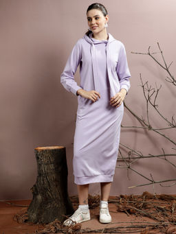 AAREIN - Lavender Sheath Midi Dress
