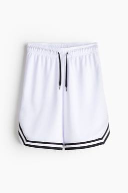 H&M - Boys White Basketball Shorts with Drymove