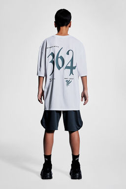 H&M - Boys White Printed Mesh Sports Top With Drymove