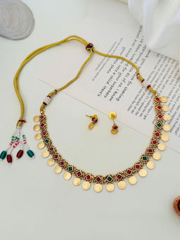 Abdesigns - Enchanting Temple Necklace Multi-Color