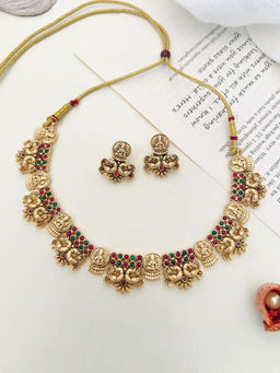 Abdesigns - Enchanting Temple Necklace Multi-Color