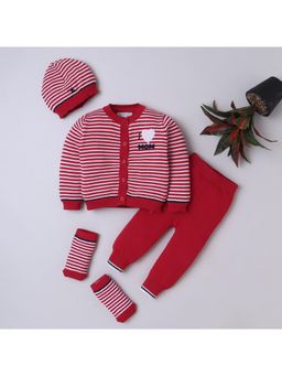 Yellow Apple - Baby Unisex Baby Co-Ord Set-Red