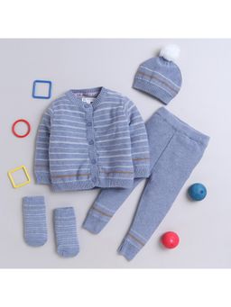 Yellow Apple - Baby Unisex Baby Co-Ord Set-Blue