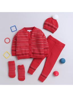 Yellow Apple - Baby Unisex Baby Co-Ord Set-Red