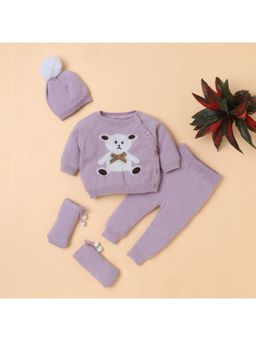 Yellow Apple - Baby Unisex Baby Co-Ord Set-Lavender