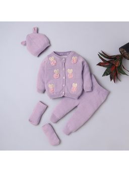 Yellow Apple - Baby Unisex Baby Co-Ord Set-Lavender