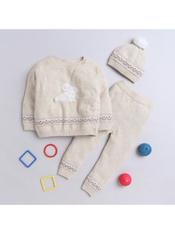 Yellow Apple - Baby Unisex Baby Co-Ord Set-Off White
