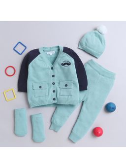 Yellow Apple - Baby Unisex Baby Co-Ord Set-Blue