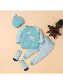 Yellow Apple - Baby Unisex Baby Co-Ord Set-Blue