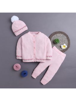 Yellow Apple - Baby Unisex Baby Co-Ord Set-Pink