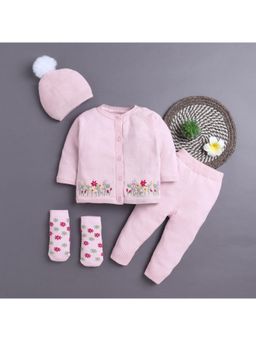 Yellow Apple - Baby Unisex Baby Co-Ord Set-Pink