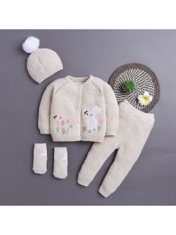 Yellow Apple - Baby Unisex Baby Co-Ord Set-Off White