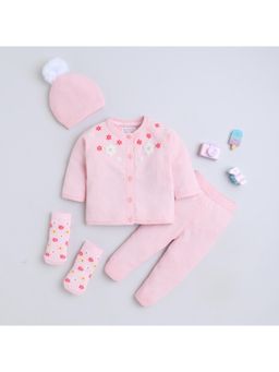 Yellow Apple - Baby Unisex Baby Co-Ord Set-Pink
