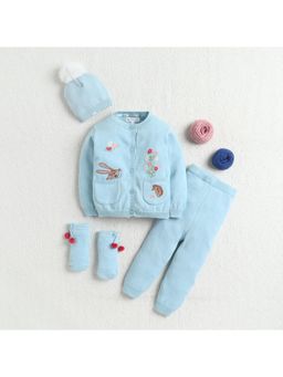 Yellow Apple - Baby Unisex Baby Co-Ord Set-Blue