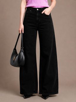 VBEAUTI - Black Women Straight Leg Streatchable High Rise Jeans