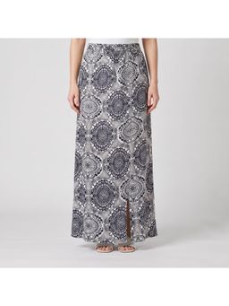Zuri - Women's Indio Grey Modal Maxi Skirt
