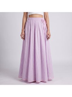 Zuri - Women's Polka Layered Maxi Skirt