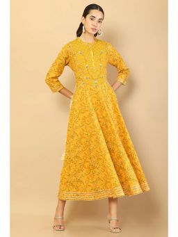 Soch - Women Yellow Floral Dress