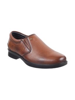 Metro - Plain Tan Mocassins