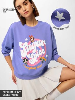 The Souled Store - Official Powerpuff Girls Sugar and Spice Women Sweatshirt