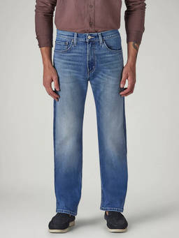 Levi's - Men Blue Relaxed Straight Fit Mid Rise Jeans