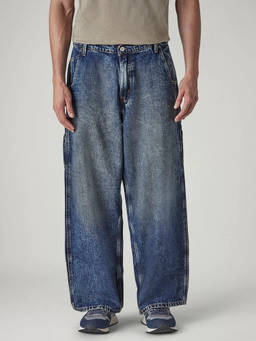 Levi's - Men Blue Extra Baggy Fit Mid Rise Selvedge Jeans
