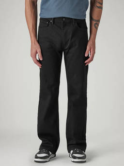 Levi's - Men Black Bootcut Fit Mid Rise Jeans