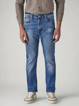 Levi's - Men Blue Slim Fit Mid Rise Selvedge Jeans