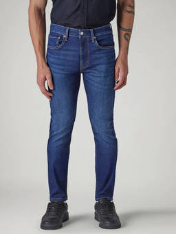 Levi's - Men Blue Slim Straight Fit Mid Rise Jeans