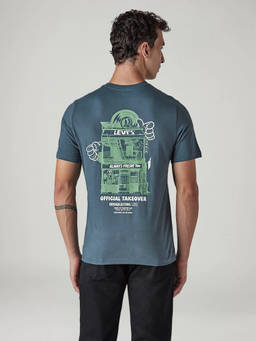 Levi's - Men Blue Regular Fit Jersey T-Shirt
