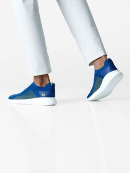 Neeman's - The Everyday Basic Slip On Neon Navy Sneakers
