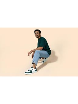 Neeman's - Retro Slick Sneaker Green &White