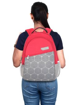 Lavie Sport - Hexa 24L Casual School Bag For Boys & Girls (Red) (M)