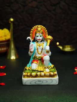 Ekhasa - Hand Painted Hanuman Ji Murti