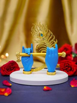 Ekhasa - Lord Krishna Hands with Flute Idol
