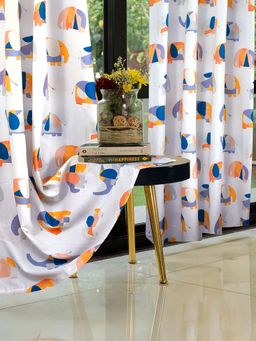 Cortina - Elephant Leaf Cotton Curtain