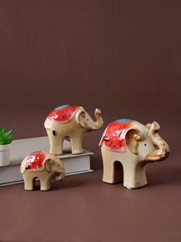 Tayhaa - Small Elephant Statue (Set Of 3)
