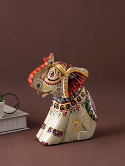 AAPNO RAJASTHAN - Handcrafted Decorative Wooden Elephant