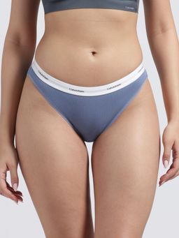 Calvin Klein - Women Blue Solid Bikini Panty