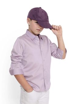 RARE ONES - Lavender Solid Regular Fit Shirt - Rare Ones By Rare Rabbit