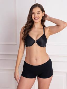 Chelvet - Front Open Padded Underwired T-shirt Bra