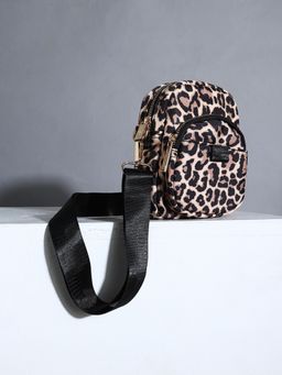 Accessorize London - Leopard Print Sling Bag