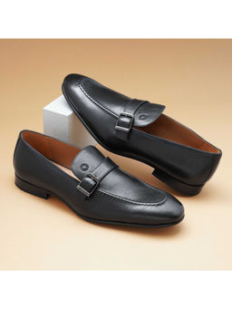 Ruosh - The Dante Black Men Formal Slip-On Loafers