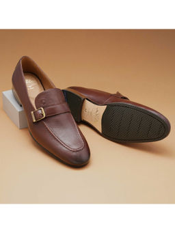 Ruosh - The Dante Tan Men Formal Slip-On Loafers