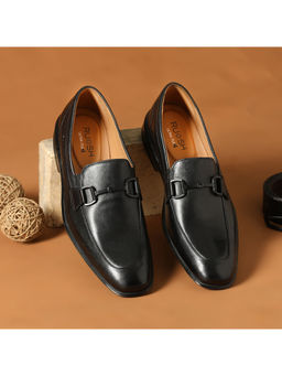 Ruosh - The Meson Black Men Formal Slip-On Loafers