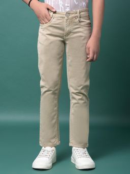 CRIMSOUNE CLUB - Boy's Beige Jeans